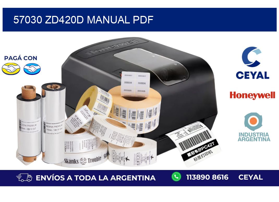 57030 ZD420d manual PDF