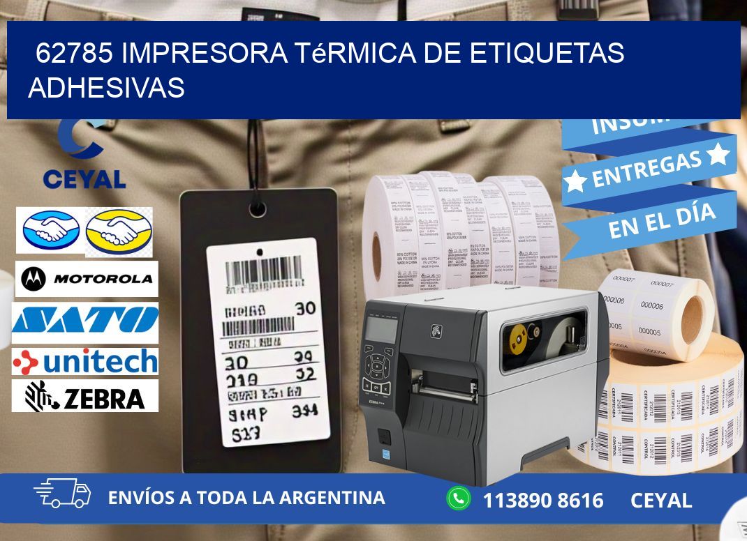 62785 Impresora térmica de etiquetas adhesivas