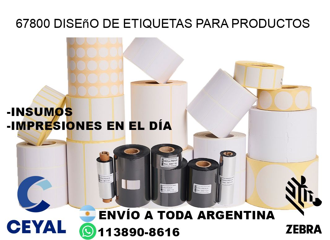 67800 Diseño de etiquetas para productos