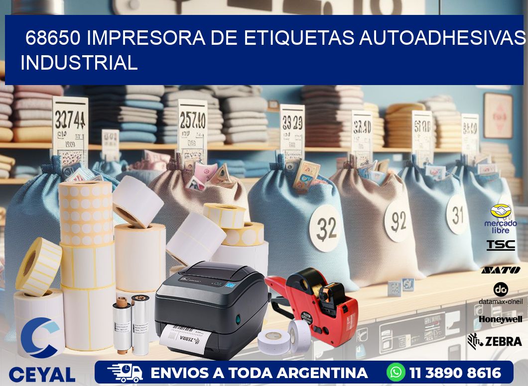 68650 Impresora de etiquetas autoadhesivas industrial