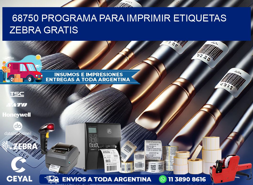 68750 Programa para imprimir etiquetas Zebra gratis