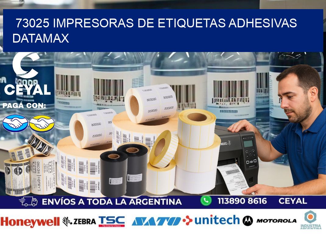 73025 impresoras de etiquetas adhesivas datamax