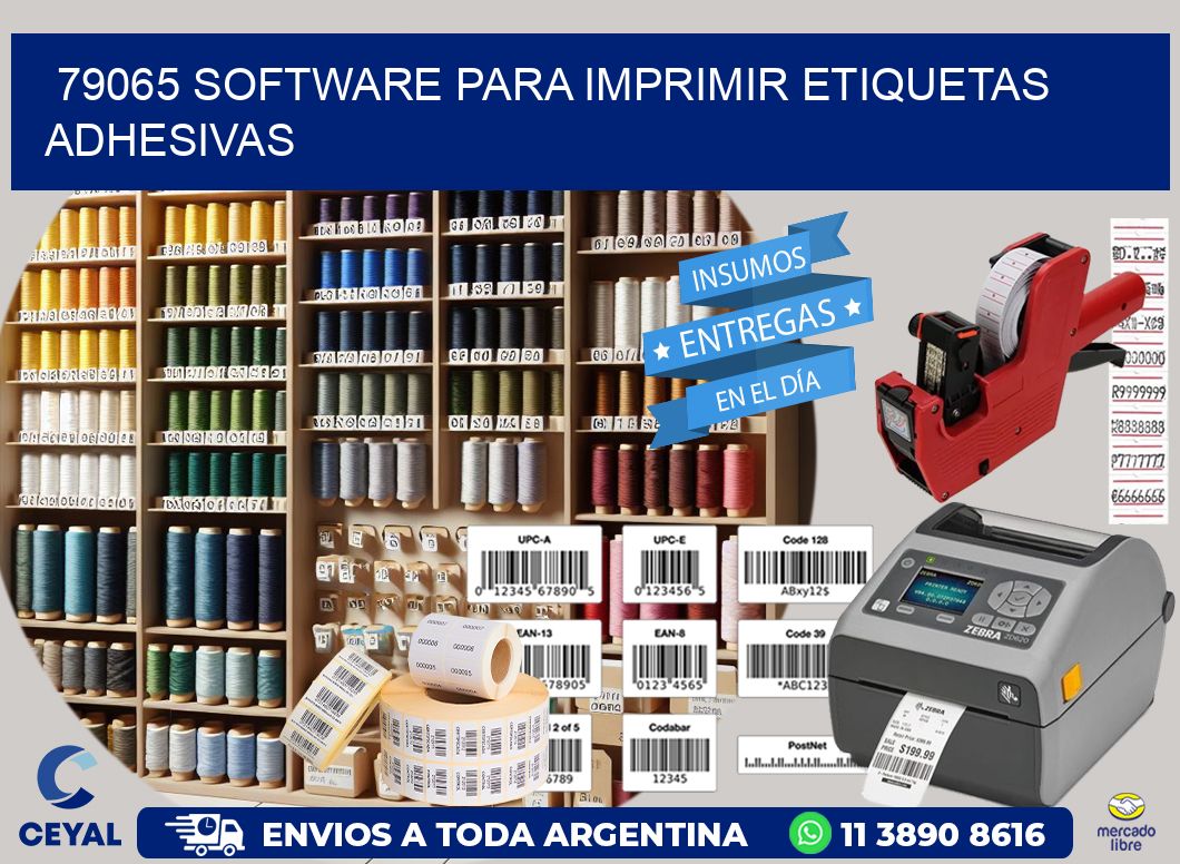 79065 software para imprimir etiquetas adhesivas