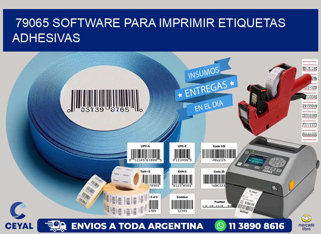 79065 software para imprimir etiquetas adhesivas