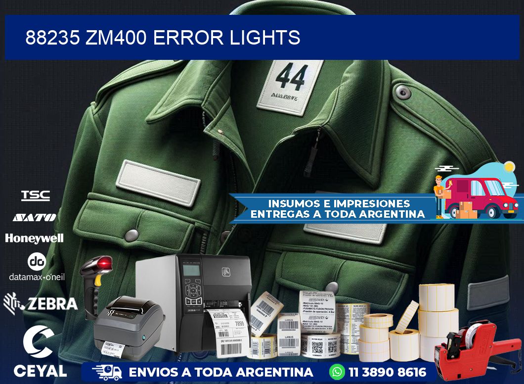 88235 ZM400 error lights