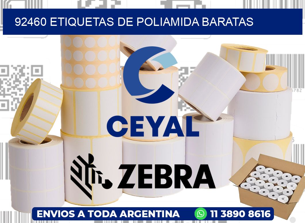 92460 etiquetas de poliamida baratas
