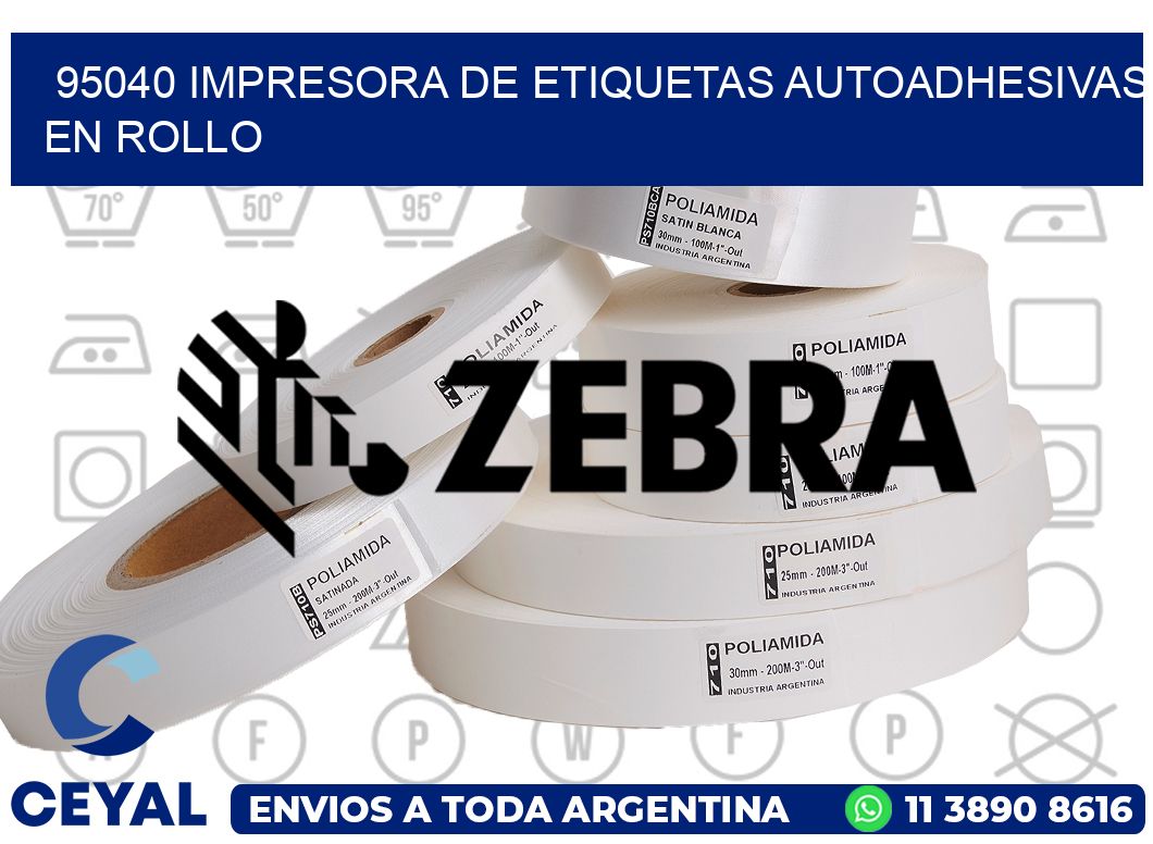 95040 impresora de etiquetas autoadhesivas en rollo