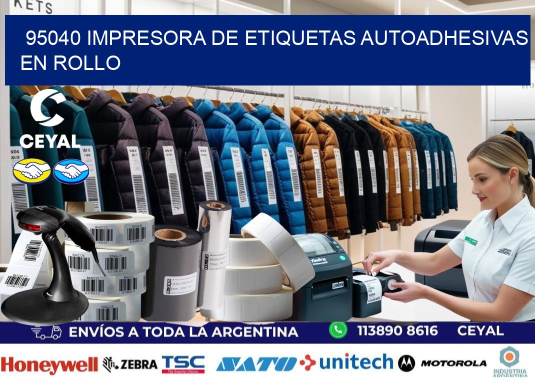 95040 impresora de etiquetas autoadhesivas en rollo