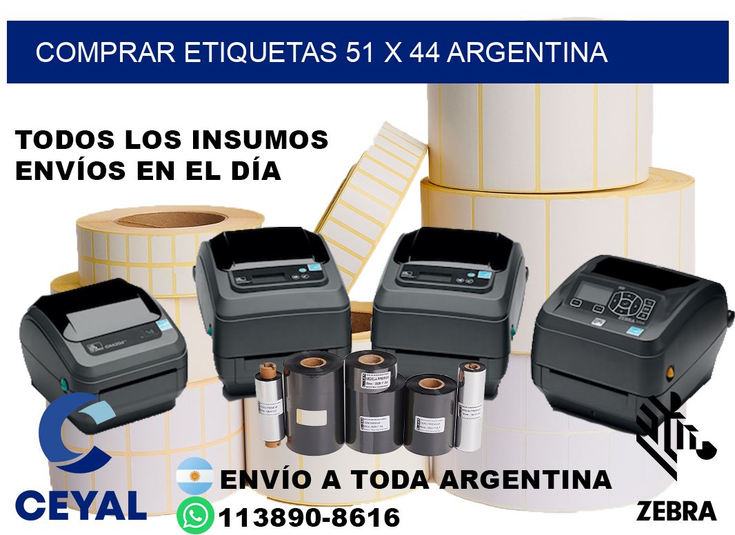 Comprar etiquetas 51 x 44 argentina
