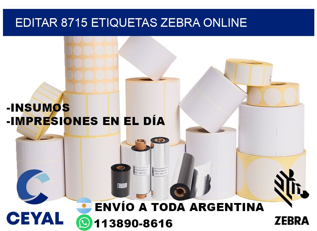 EDITAR 8715 ETIQUETAS ZEBRA ONLINE