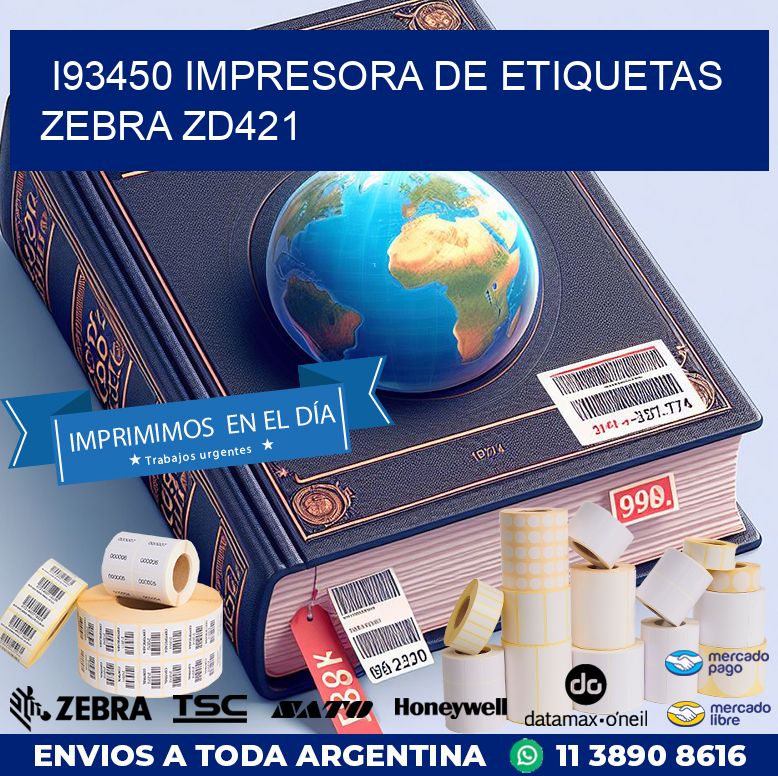 I93450 impresora de etiquetas Zebra ZD421