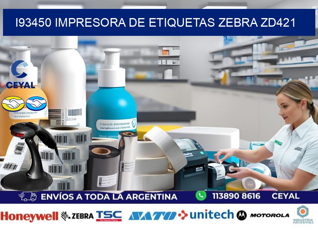 I93450 impresora de etiquetas Zebra ZD421