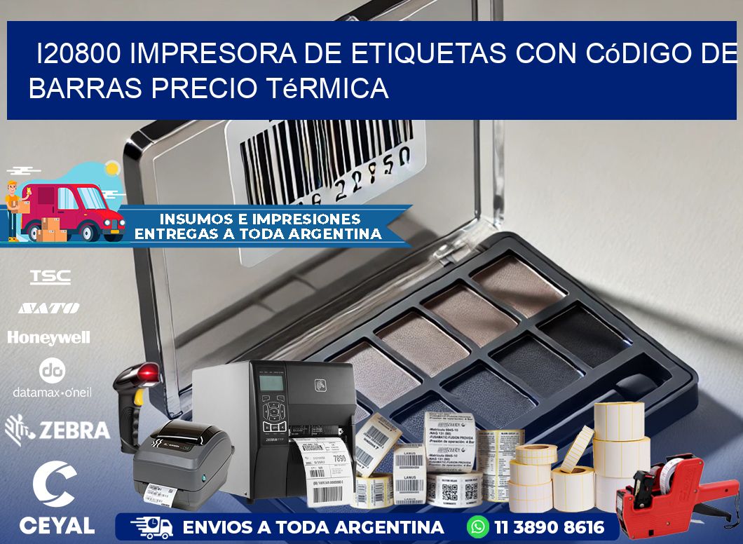 i20800 impresora de etiquetas con código de barras precio térmica