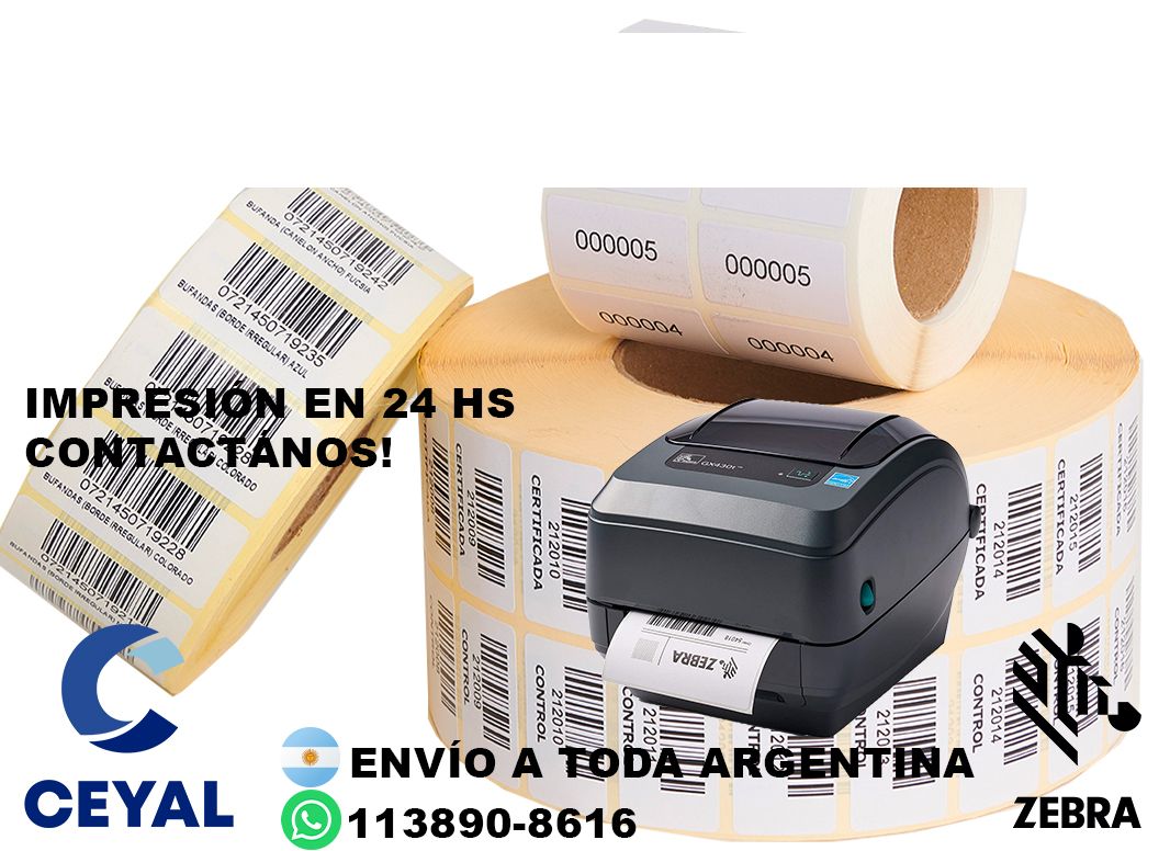 impresoras de etiquetas adhesivas mercadolibre  52 x 60