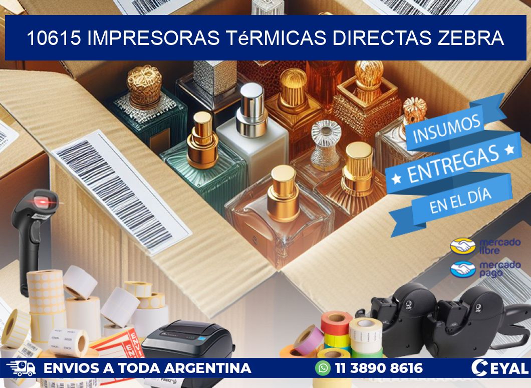 10615 impresoras térmicas directas zebra