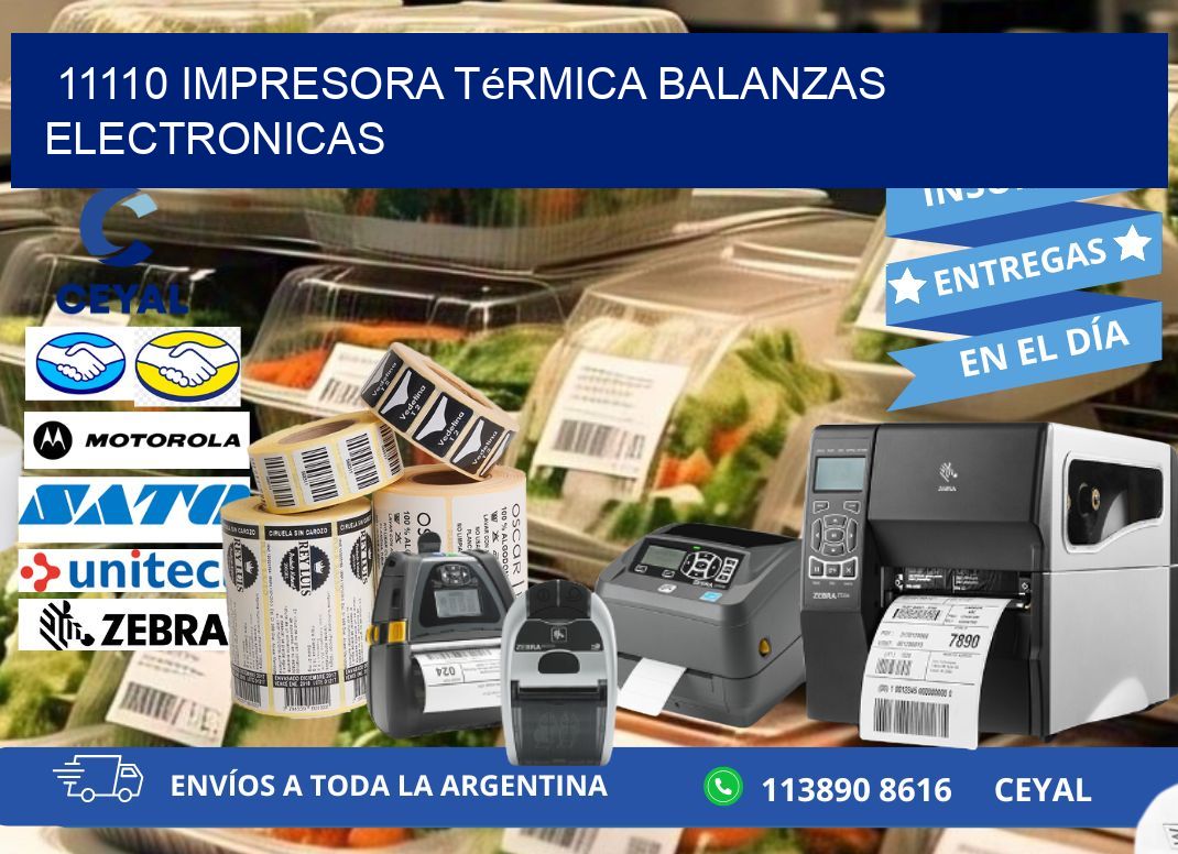 11110 impresora térmica balanzas electronicas