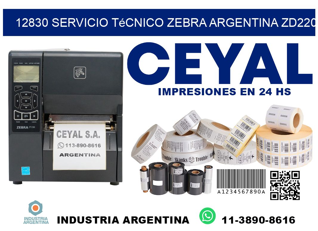 12830 servicio técnico zebra argentina ZD220