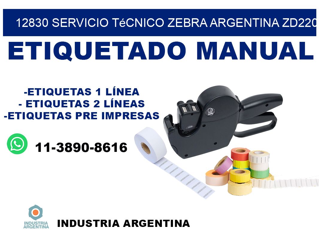 12830 servicio técnico zebra argentina ZD220