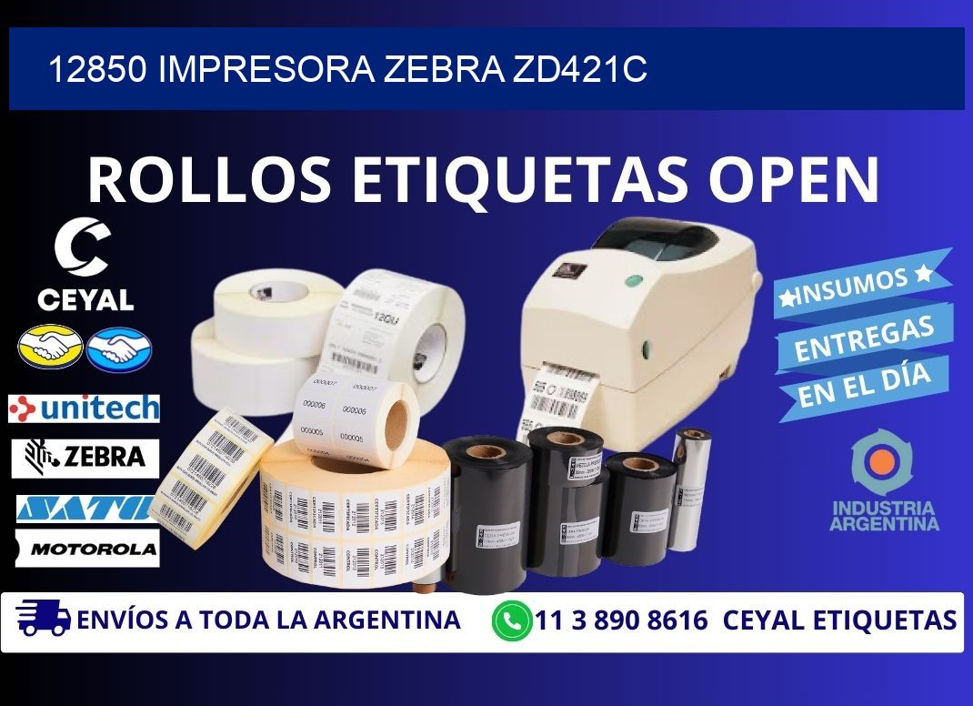 12850 Impresora Zebra zd421c