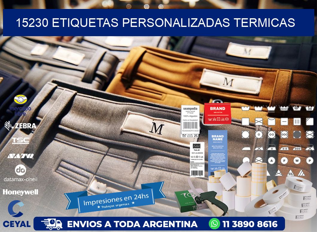 15230 Etiquetas personalizadas termicas