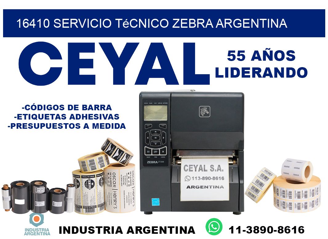 16410 servicio técnico zebra argentina