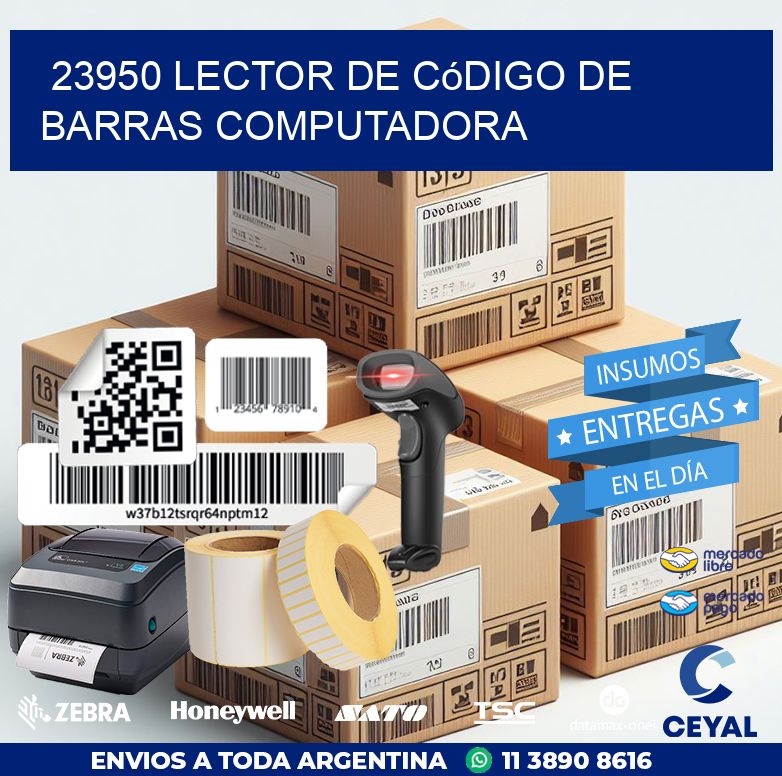 23950 Lector de código de barras computadora