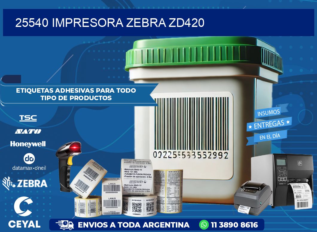 25540 Impresora Zebra ZD420