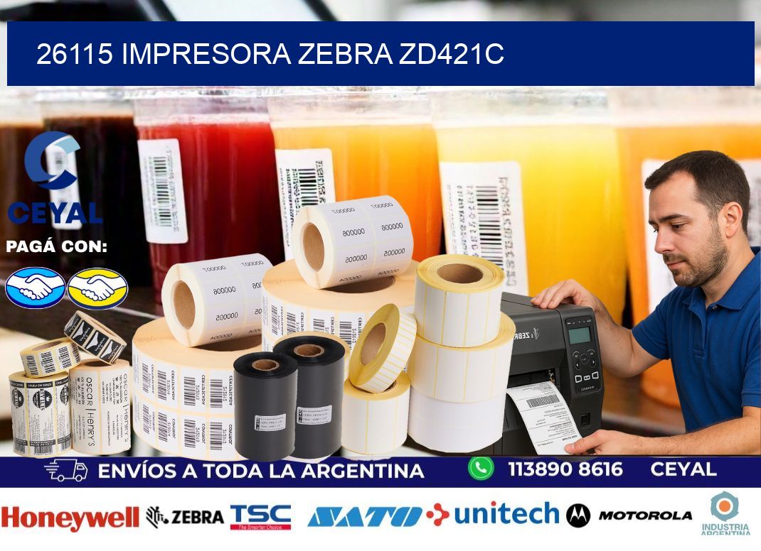 26115 Impresora Zebra zd421c