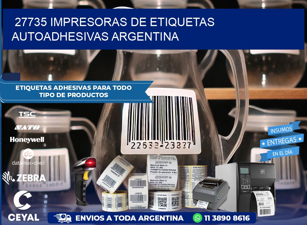 27735 Impresoras de etiquetas autoadhesivas argentina