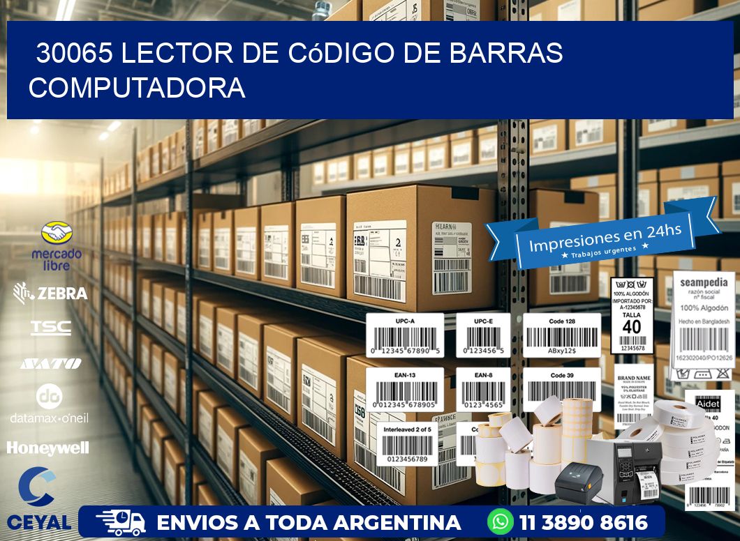 30065 Lector de código de barras computadora