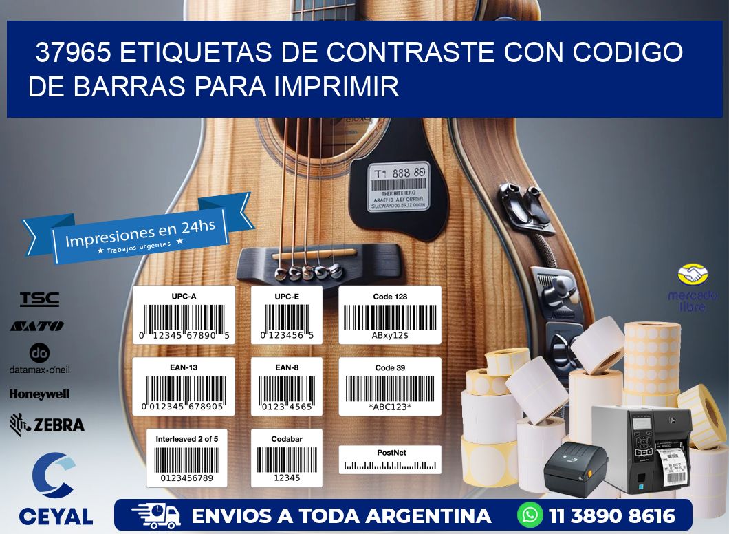 37965 etiquetas de contraste con codigo de barras para imprimir