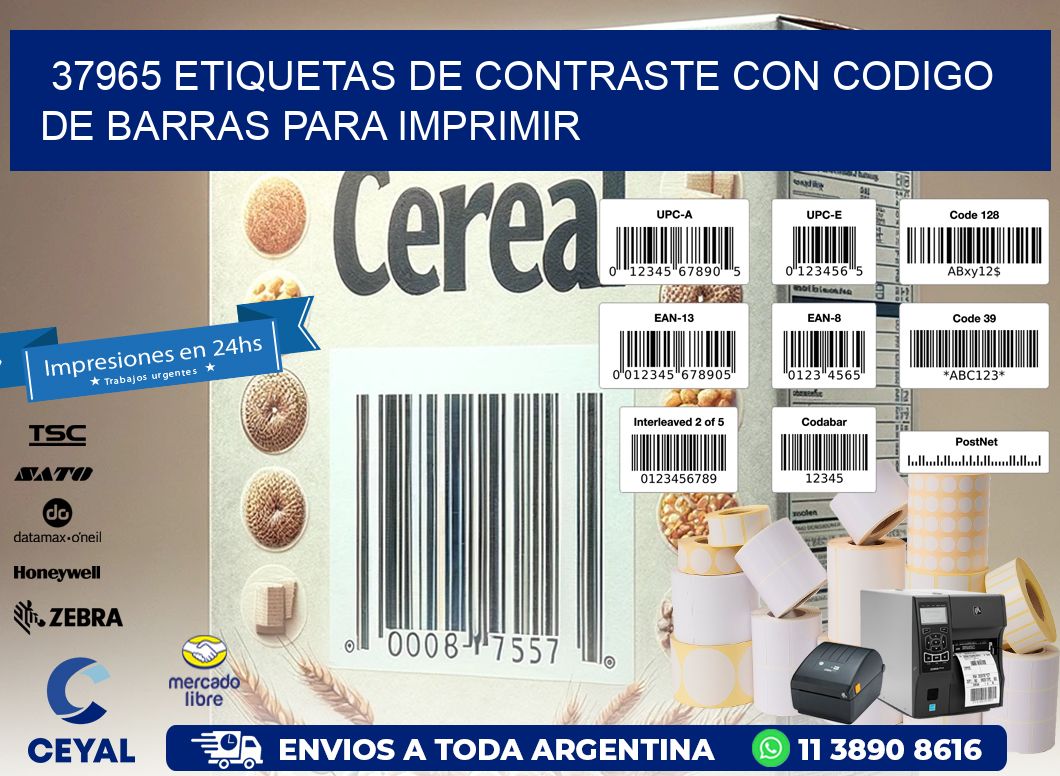 37965 etiquetas de contraste con codigo de barras para imprimir