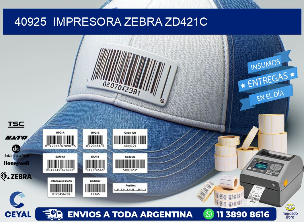 40925 Impresora Zebra zd421c