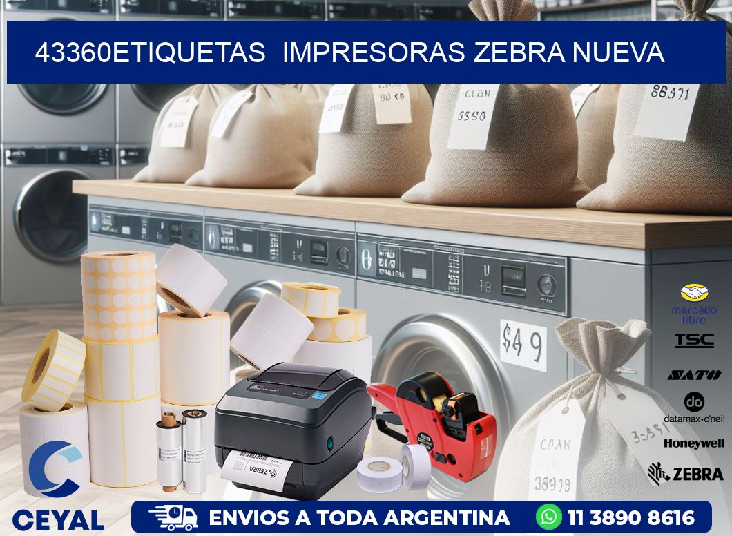 43360etiquetas  impresoras zebra nueva