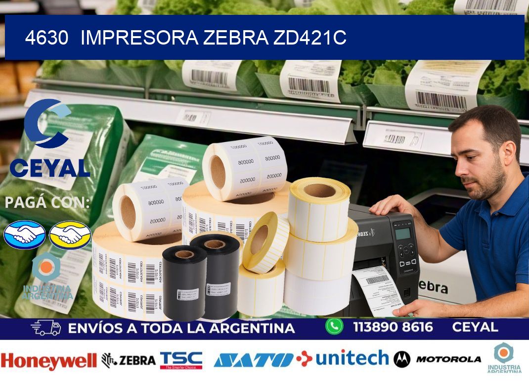 4630 Impresora Zebra zd421c