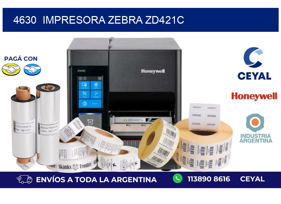 4630 Impresora Zebra zd421c