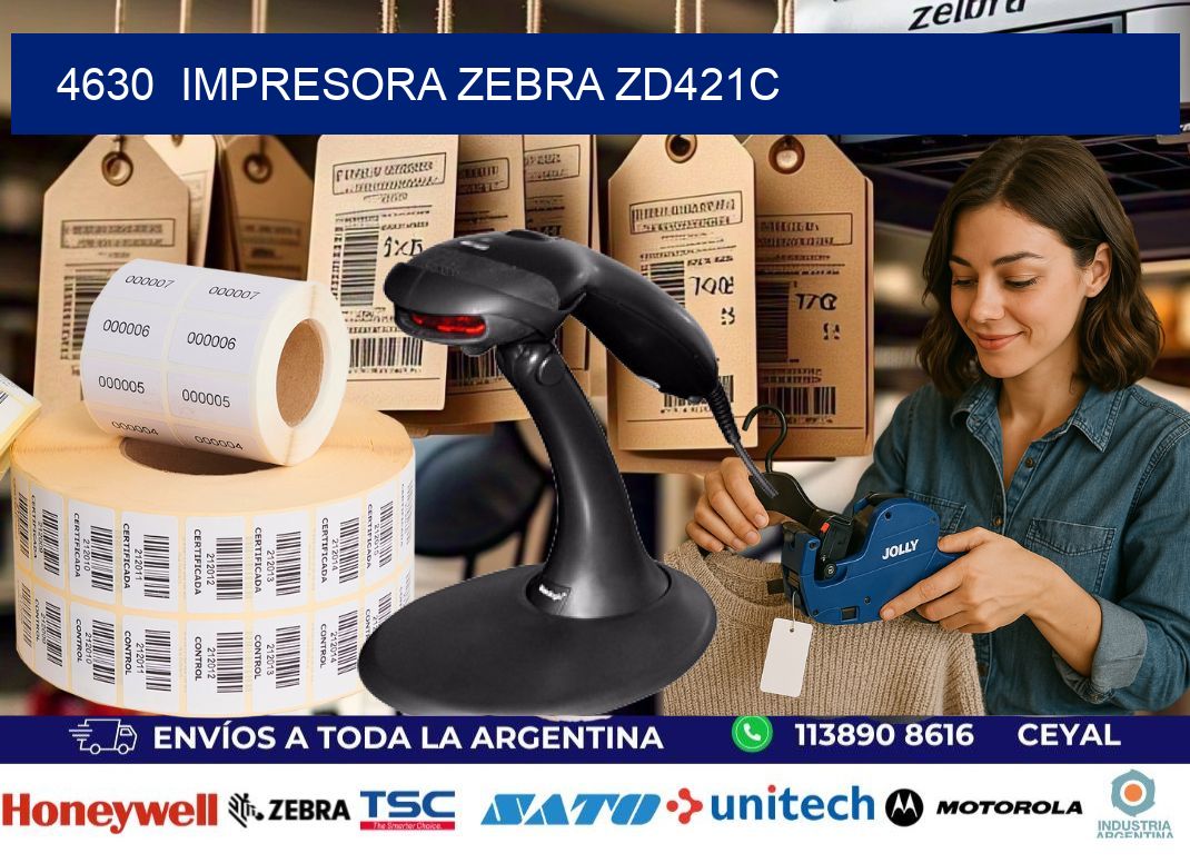 4630  Impresora Zebra zd421c