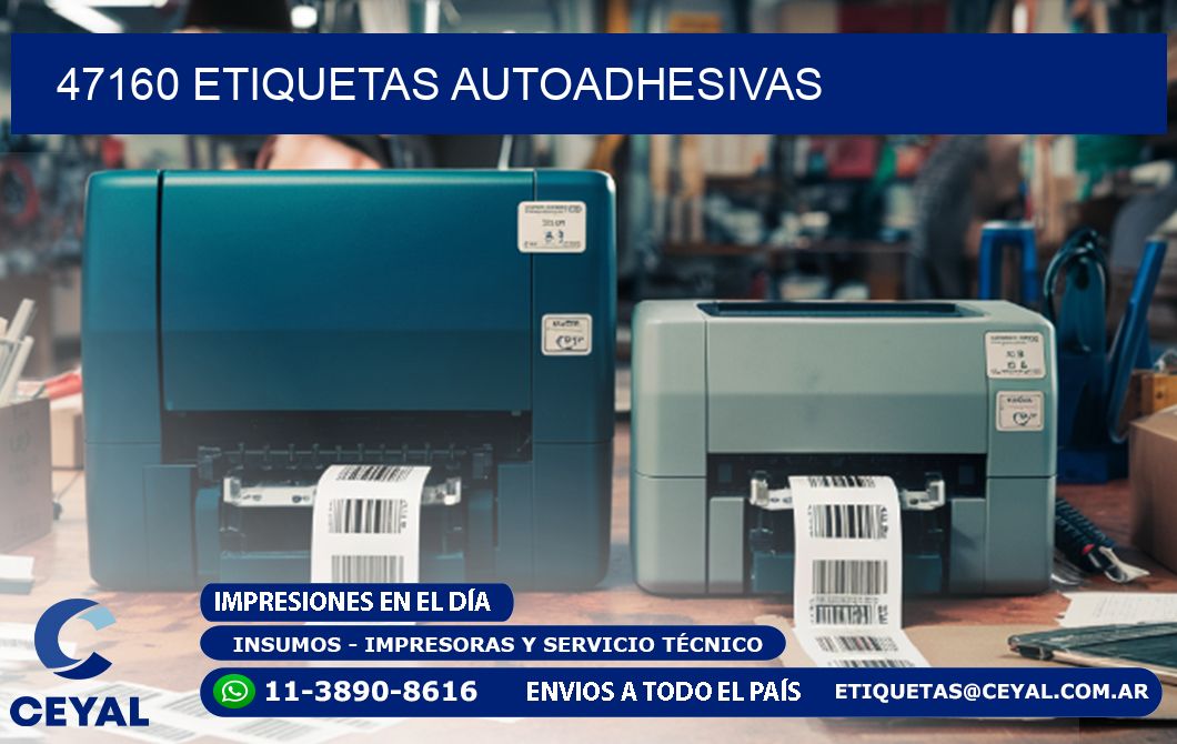 47160 Etiquetas autoadhesivas