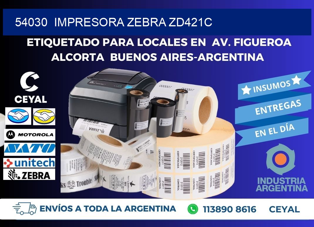 54030 Impresora Zebra zd421c