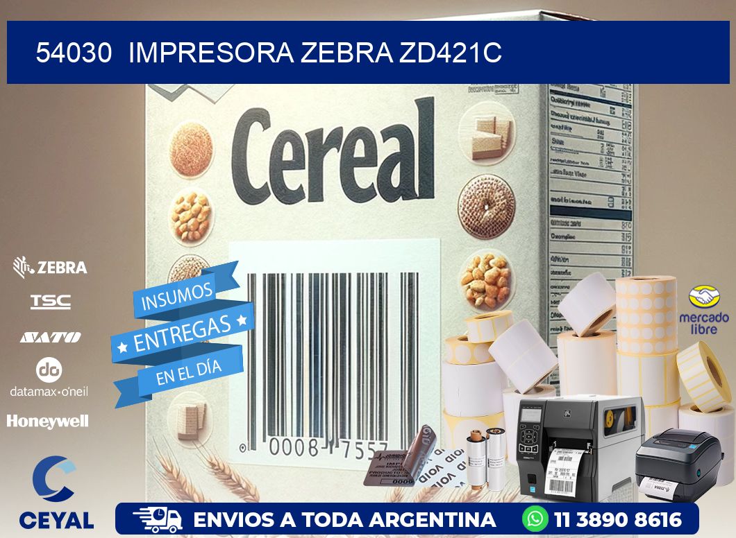 54030 Impresora Zebra zd421c