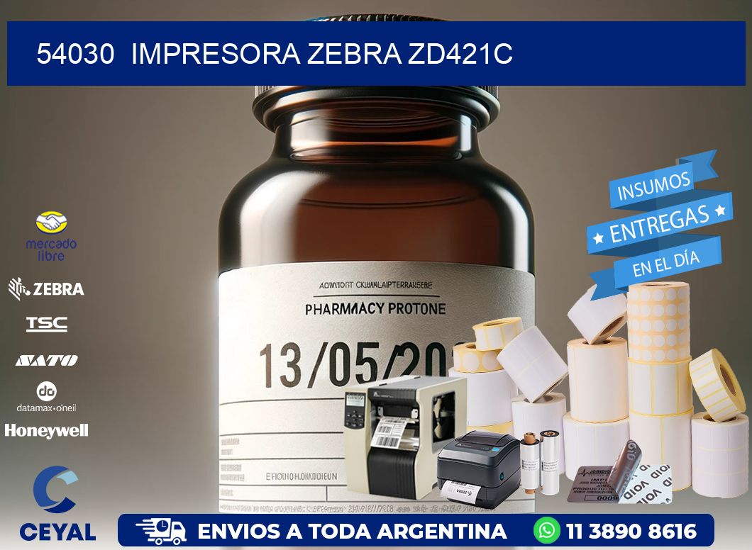 54030  Impresora Zebra zd421c