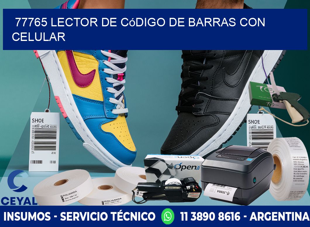 77765 Lector de código de barras con celular