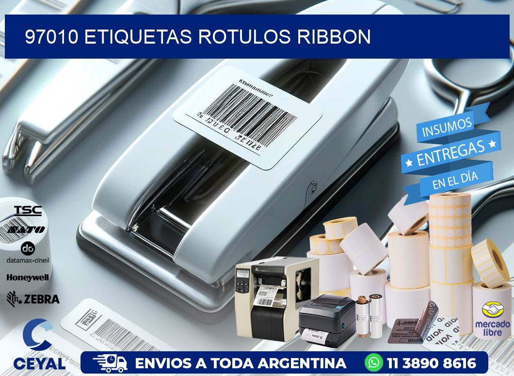 97010 Etiquetas rotulos ribbon