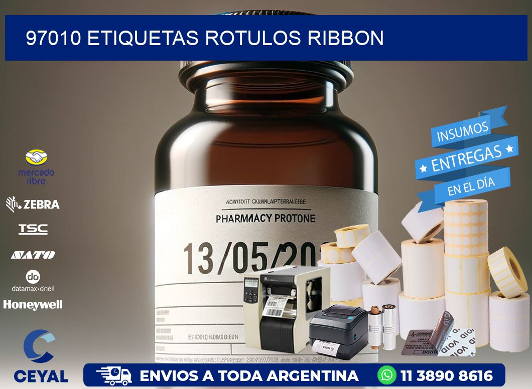 97010 Etiquetas rotulos ribbon