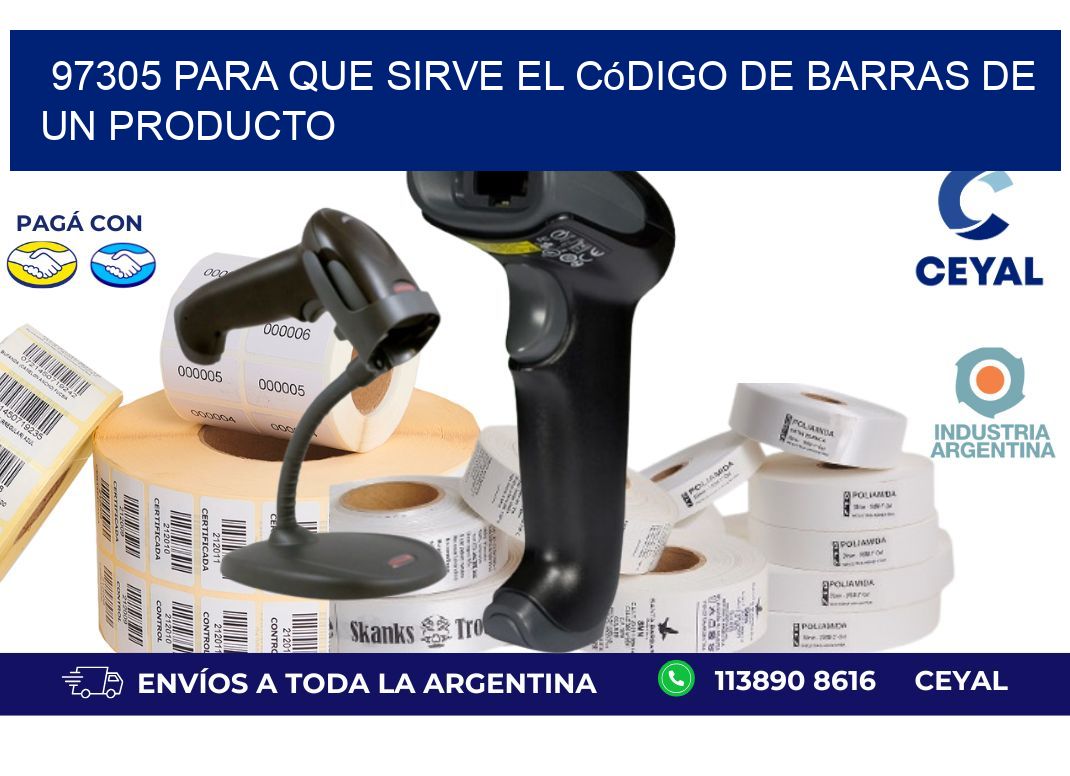 97305 Para que sirve el código de barras de un producto