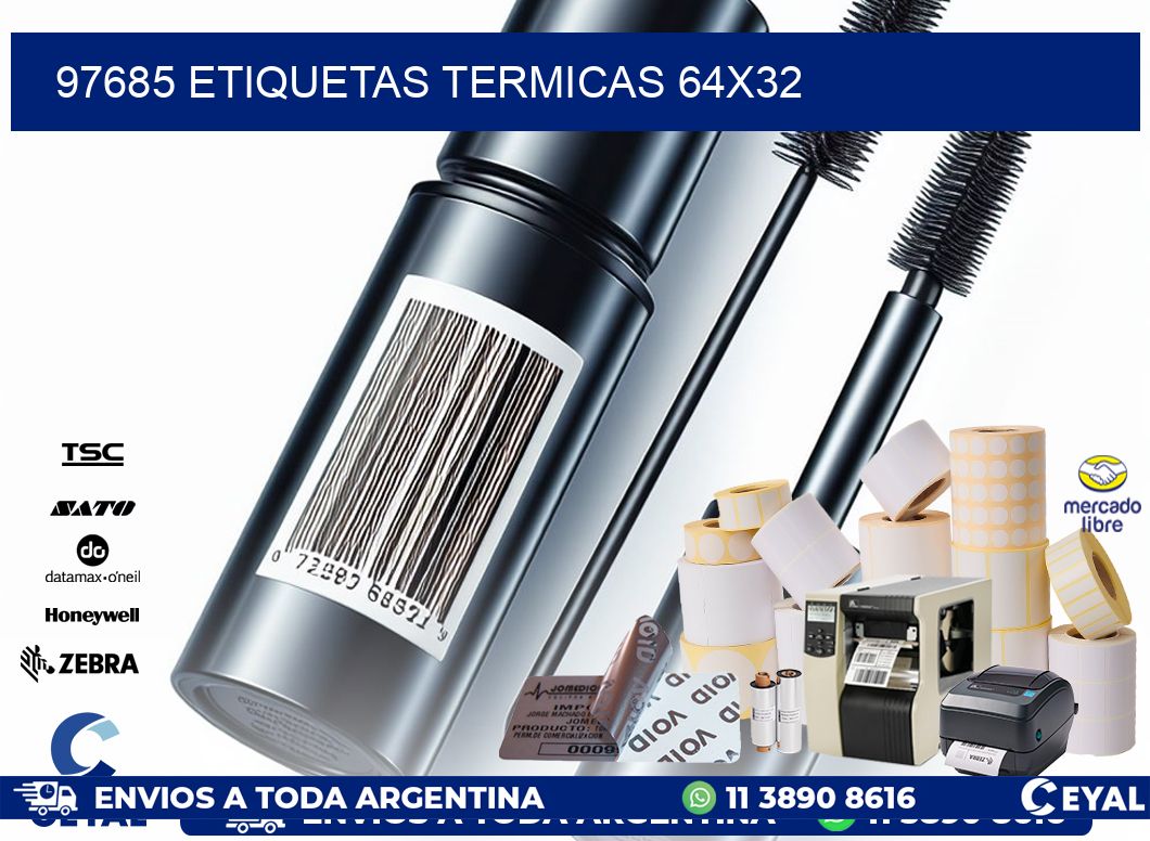97685 etiquetas termicas 64×32