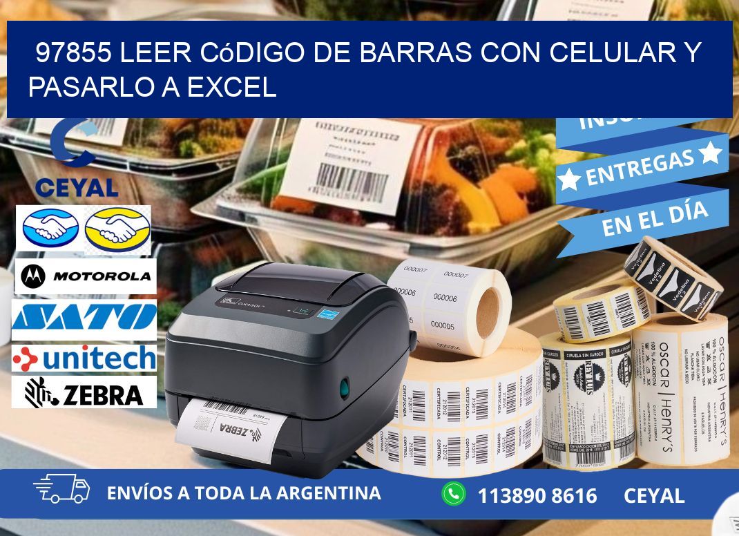 97855 Leer código de barras con celular y pasarlo a Excel