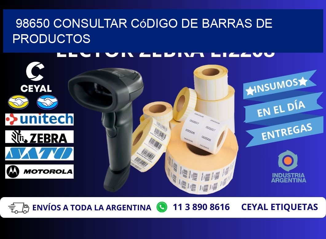 98650 Consultar código de barras de productos