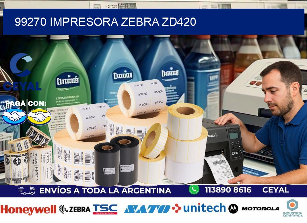 99270 Impresora Zebra ZD420