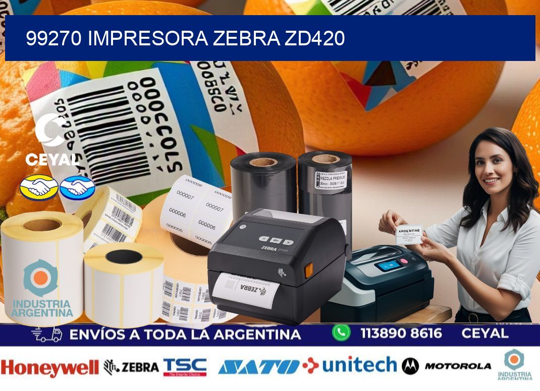 99270 Impresora Zebra ZD420